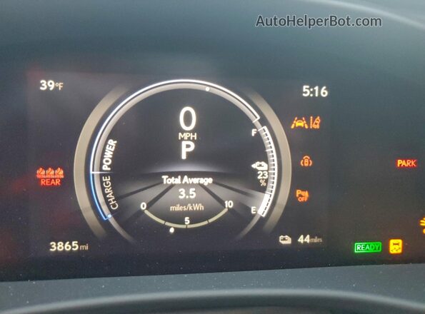 JTJAAAAB3SA031616 2025 LEXUS RZ Черный Вид щитка приборов
