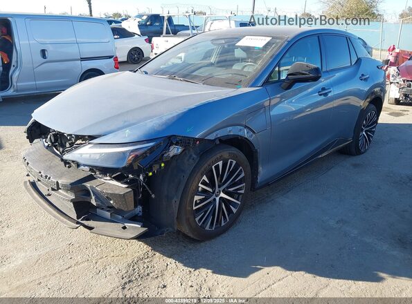 JTJAAAAB9PA020322 2023 LEXUS RZ 450E Синий Передняя левая четверть