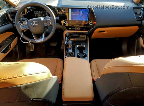 JTJAGCEZ5S2020175 2025 LEXUS NX White წინა პანელის ხედი