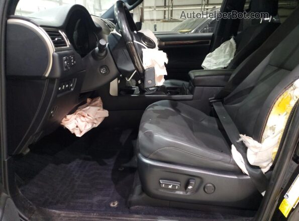 JTJAM7BX4M5282368 2021 LEXUS GX Black Widok wnętrza z przodu