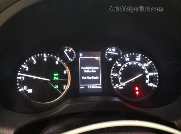 JTJAM7BX4M5282368 2021 LEXUS GX Black Widok zestawu wskaźników