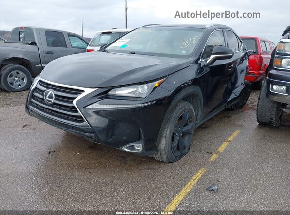 JTJBARBZ0H2114941 2017 LEXUS NX 200T Черный Передняя левая четверть