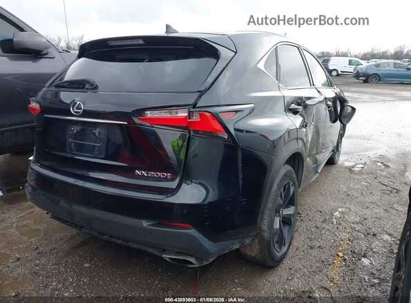 JTJBARBZ0H2114941 2017 LEXUS NX 200T Черный Задняя правая четверть