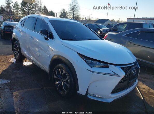 JTJBARBZ1H2145034 2017 LEXUS NX 200T Белый Передняя правая четверть