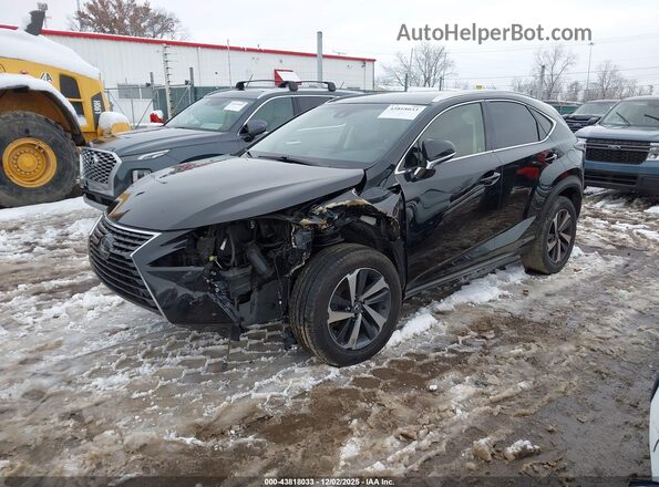JTJBARBZ1J2177052 2018 LEXUS NX 300 Черный Передняя левая четверть