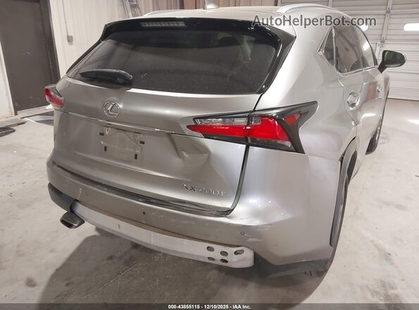 JTJBARBZ3G2072473 2016 LEXUS NX 200T Silver 