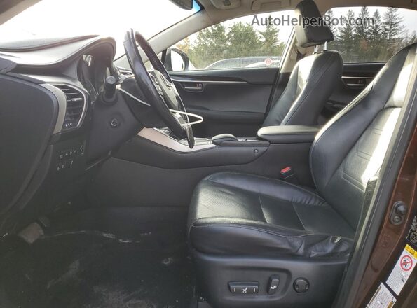 JTJBARBZ4G2071476 2016 LEXUS NX Коричневый Вид салона спереди