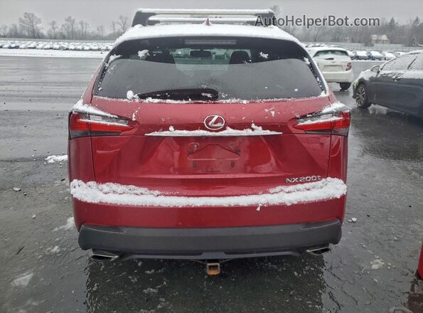 JTJBARBZ6G2065422 2016 LEXUS NX Burgundy Հետևի տեսք