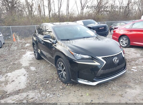 JTJBARBZ7G2047916 2016 LEXUS NX 200T Черный Передняя правая четверть