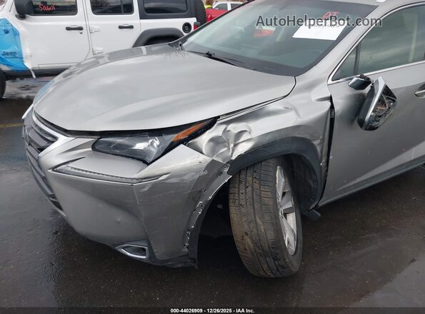 JTJBARBZ8H2143376 2017 LEXUS NX 200T Gray Դիմացի տեսք