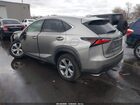 2017 Lexus Nx 200t   Gray vin: JTJBARBZ8H2143376