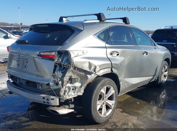 JTJBARBZ9H2103565 2017 LEXUS NX 200T Серебряный Задняя правая четверть