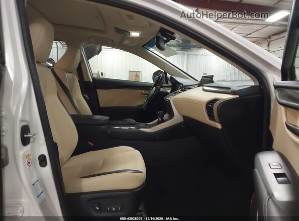 JTJBJRBZ5H2054400 2017 LEXUS NX 300H Белый Вид салона спереди