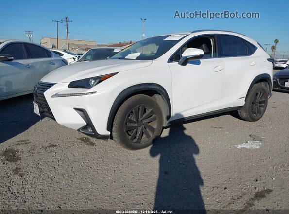 JTJBJRBZ8K2110093 2019 LEXUS NX 300H Белый Передняя левая четверть