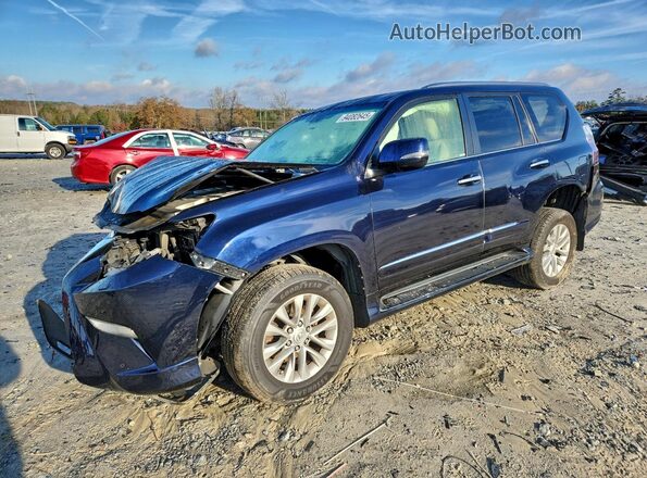 JTJBM7FX1J5191925 2018 LEXUS GX Blue Առջևի ձախ երեք քառորդ տեսարան