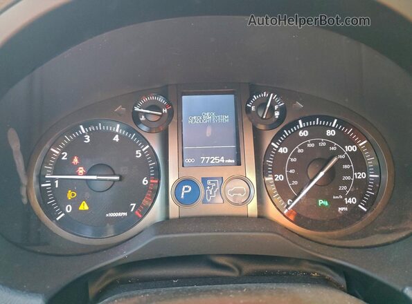 JTJBM7FX8H5160729 2017 LEXUS GX Серый Вид щитка приборов