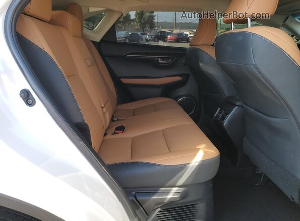 JTJDARBZ6L5010485 2020 LEXUS NX White Rear seats view