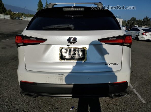 JTJDARBZ6L5010485 2020 LEXUS NX White Rear view