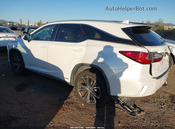 JTJDGKCA5J2003699 2018 LEXUS RX 450HL Белый Задняя левая четверть
