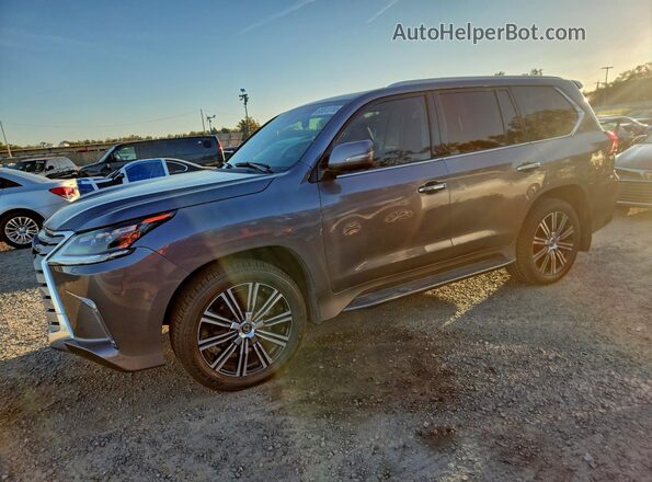 JTJDY7AX1L4316872 2020 LEXUS LX Gray Front left