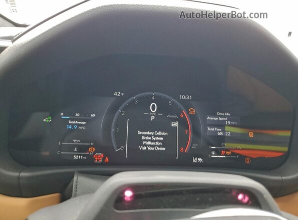 JTJGD7CX0S4002909 2025 LEXUS LX Белый Вид щитка приборов