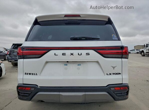 JTJGD7CX0S4002909 2025 LEXUS LX Белый Вид сзади