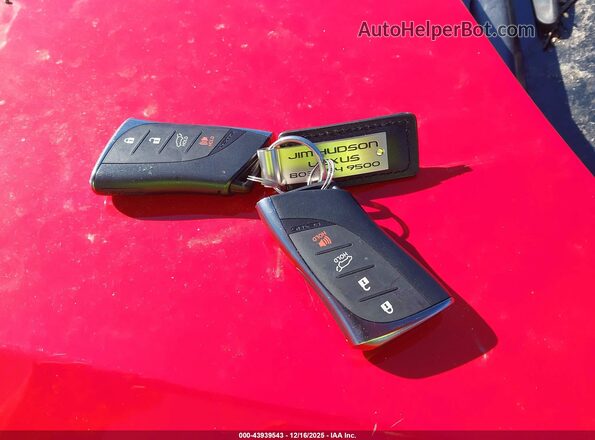 JTJGGCEZ2N2005387 2022 LEXUS NX 350 Красный Вид панели приборов