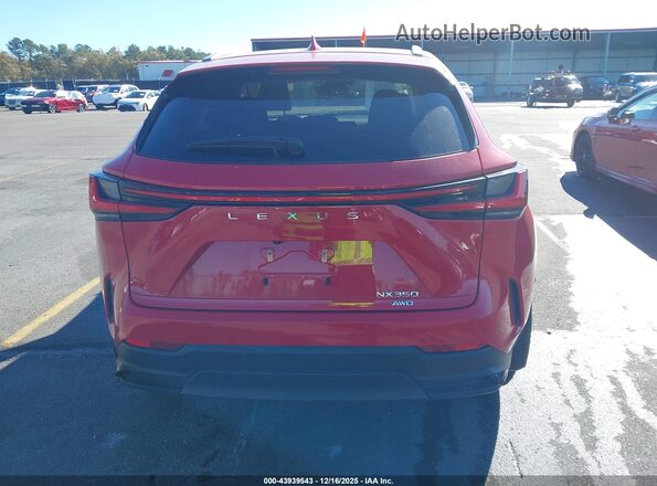 JTJGGCEZ2N2005387 2022 LEXUS NX 350 Красный 
