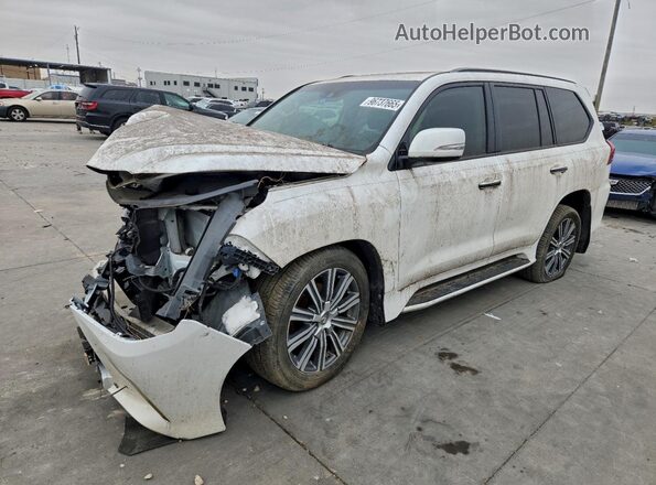 JTJHY7AX2H4231998 2017 LEXUS LX Белый Передняя левая четверть