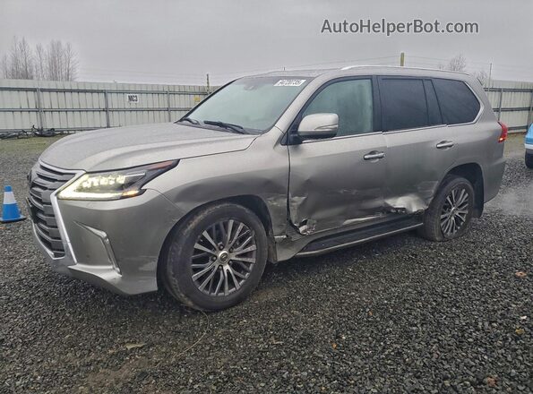 JTJHY7AX2K4288967 2019 LEXUS LX Серебряный Передняя левая четверть