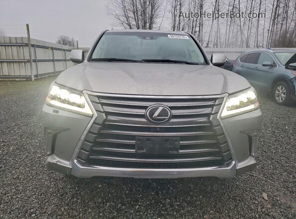 JTJHY7AX2K4288967 2019 LEXUS LX Серебряный Вид спереди