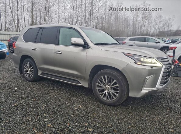 JTJHY7AX2K4288967 2019 LEXUS LX Серебряный Передняя правая четверть
