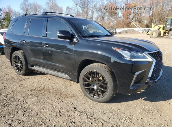 JTJHY7AX3H4250320 2017 LEXUS LX Черный Передняя правая четверть