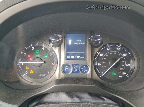 JTJJM7FX1J5207701 2018 LEXUS GX Черный Вид щитка приборов