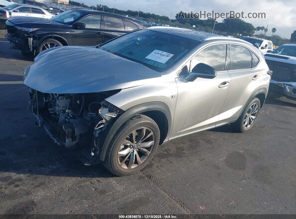 JTJSARBZ7M2193373 2021 LEXUS NX 300 Gray Front left
