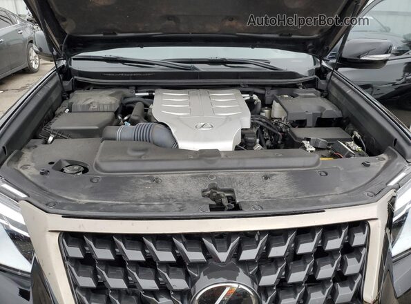 JTJSM7BX7P5339932 2023 LEXUS GX Black Vista del compartimento del motor