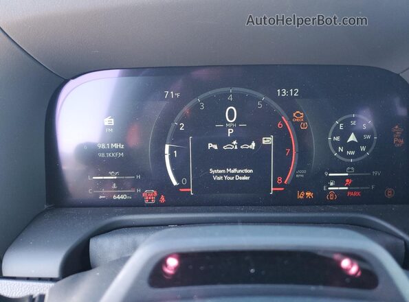 JTJTBCDX4S5048751 2025 LEXUS GX Silver Вид щитка приладів