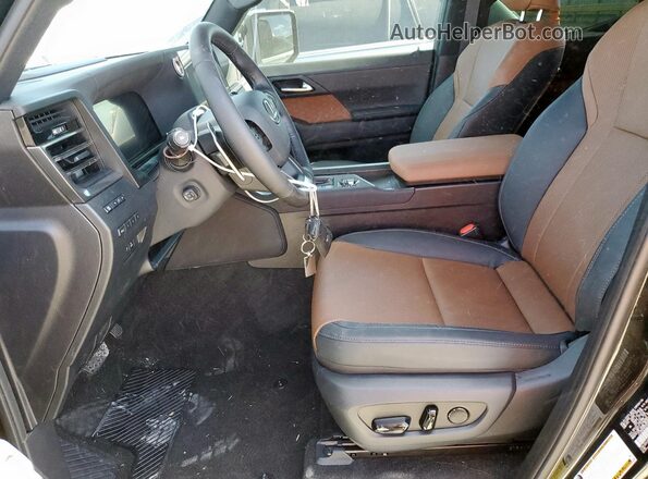 JTJTBCDX8S5047389 2025 LEXUS GX Black Widok wnętrza z przodu