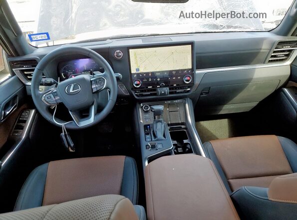 JTJTBCDX8S5047389 2025 LEXUS GX Black Widok deski rozdzielczej
