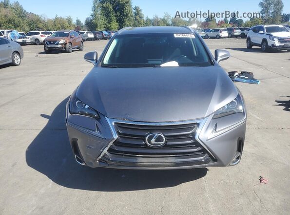 JTJYARBZ2G2026207 2016 LEXUS NX Серый Вид спереди