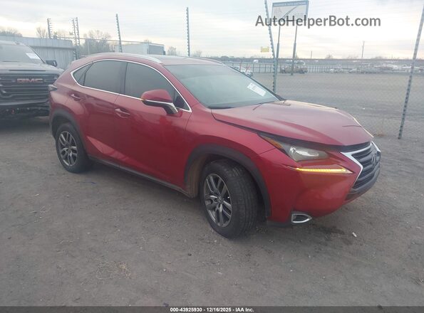 JTJYARBZ2G2036140 2016 LEXUS NX 200T Бордовый Передняя правая четверть
