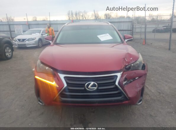 JTJYARBZ2G2036140 2016 LEXUS NX 200T Бордовый Вид щитка приборов