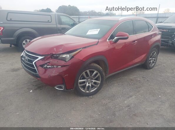JTJYARBZ2G2036140 2016 LEXUS NX 200T Бордовый Передняя левая четверть