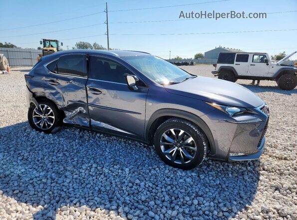 JTJYARBZ3H2059914 2017 LEXUS NX Серый Передняя правая четверть