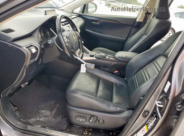 JTJYARBZ3H2081671 2017 LEXUS NX Угольный Вид салона спереди