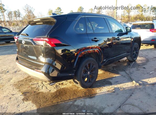 JTM16RFV5ND521452 2022 TOYOTA RAV4 HYBRID Черный Задняя правая четверть