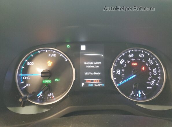 JTM16RFV7ND519122 2022 TOYOTA RAV4 Белый Вид щитка приборов