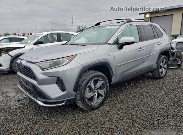 JTMAB3FV4MD046352 2021 TOYOTA RAV4 Серебряный Передняя левая четверть