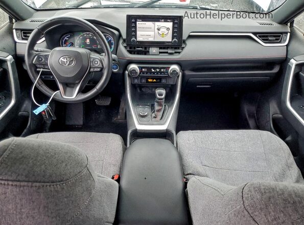JTMAB3FV4MD046352 2021 TOYOTA RAV4 Серебряный Вид панели приборов