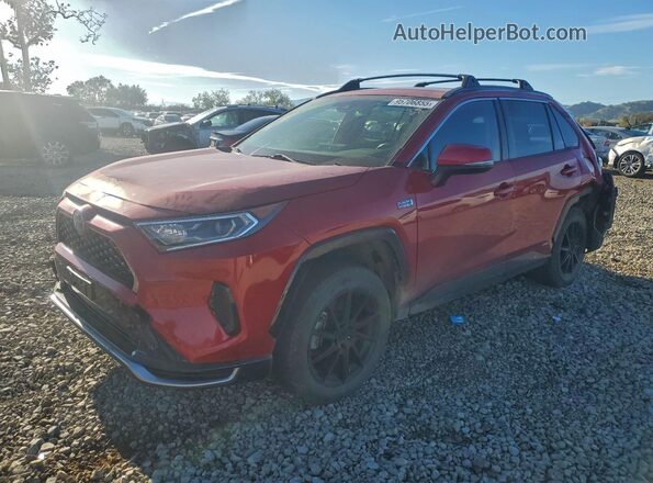 JTMAB3FV7MD049035 2021 TOYOTA RAV4 Red Vista tres cuartos delantera izquierda